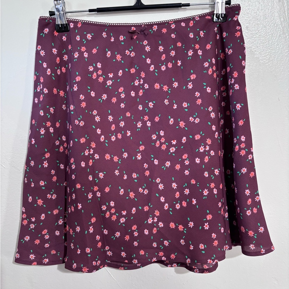 Floral Skirt‎ - Purple and Pink women’s size small wild fable nwot